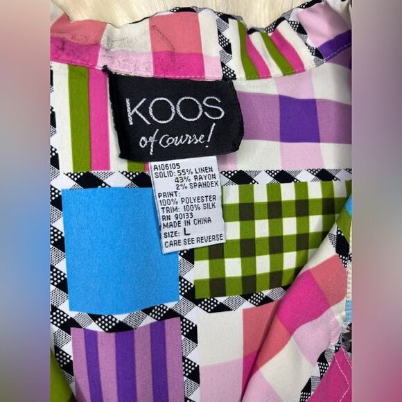 Koos of Course! Reversible blazer sz large - Picture 4 of 10
